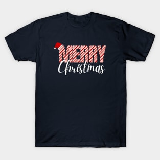 Merry Chritstmas - santa hat gift T-Shirt